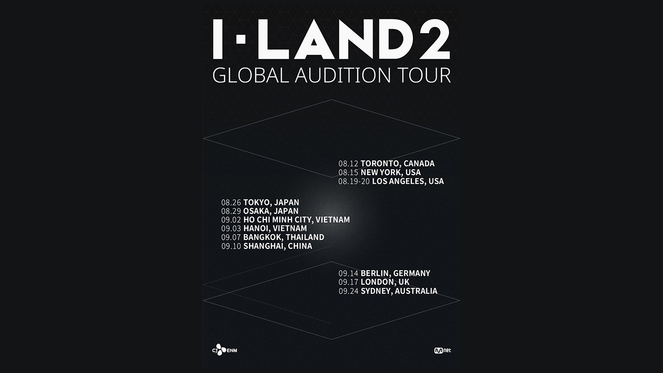Mnet, 총 9개국 12개 도시 대규모 글로벌 오디션 투어 개최, 웨이크원 